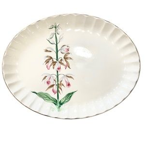 Antique floral Serving Platter